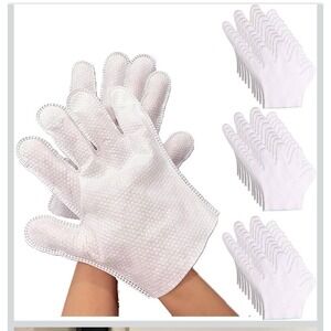 Nooboochichy 30 Count Dusting Gloves w/ Fingers Thick Convenient Cleaning Gloves